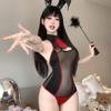 Passionate Temptation See-through Mesh Bodysuit Bunny Girl Quick Release Set