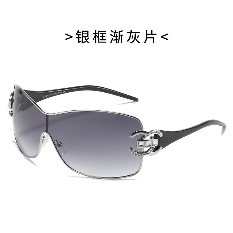 JYL TS Sunglasses Large Diamond Style Women UV/7219 B-6527 бледный кармин