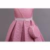 Autumn Winter Long Sleeve Girl Party Dress Elegant Lace Christmas Formal Gown Gift Bag Kids Children