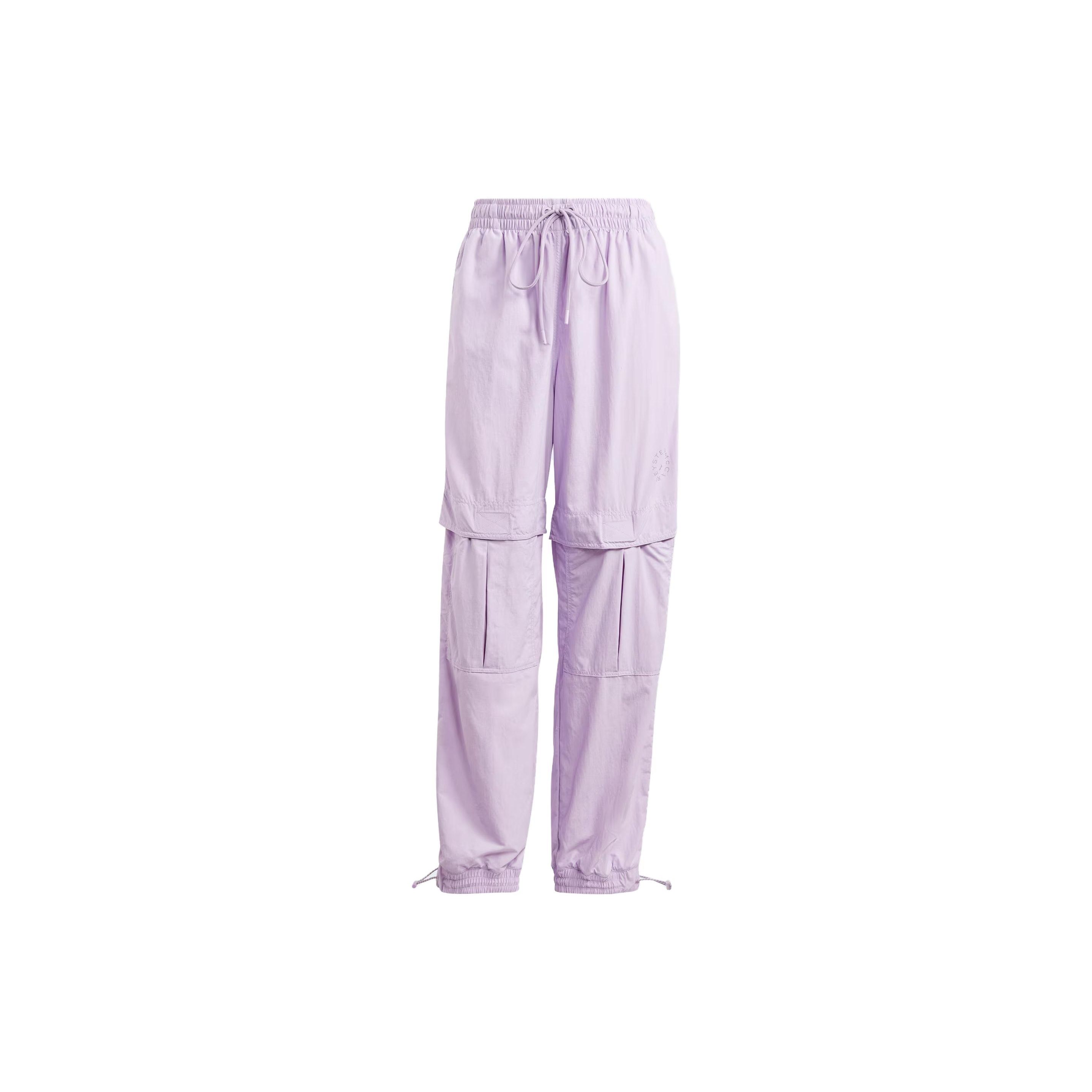 Adidas Sportswear Essentials Woven Quick-Dry Tapered Cuffed Track Pants Men Purple II3227 XXS
