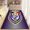 Purple Shield Emblem Carpet suitable as a non-slip mat for the living room or bedroom sofa