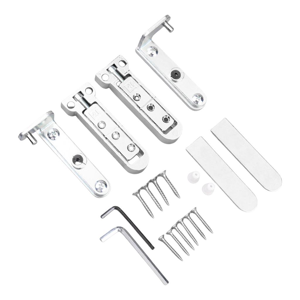 Portable Sturdy Door Hinges Set with Superior Load Bearing Capacity for Wood and Cabinet Door Daily Casual Use