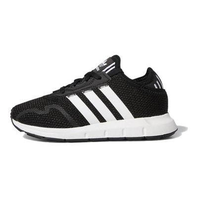 Originals Swift Run X Breathable Non-Slip Low-Top Kids Running Shoes Kids Sneaker Black White FY2166