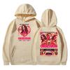 Mens Oversized Hoodie With Retro Graphic Print Fall Casual Sweatshirt Youth