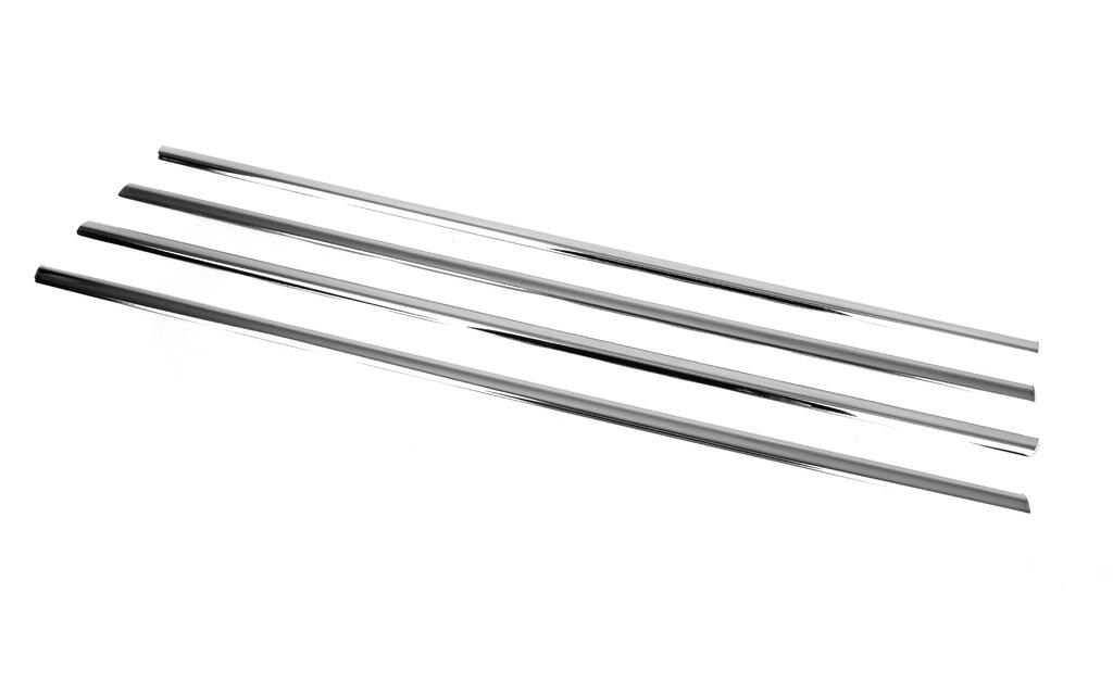 Moldings for Side Windows (4 Pcs, Stainless Steel) for SsangYong Action 2006-