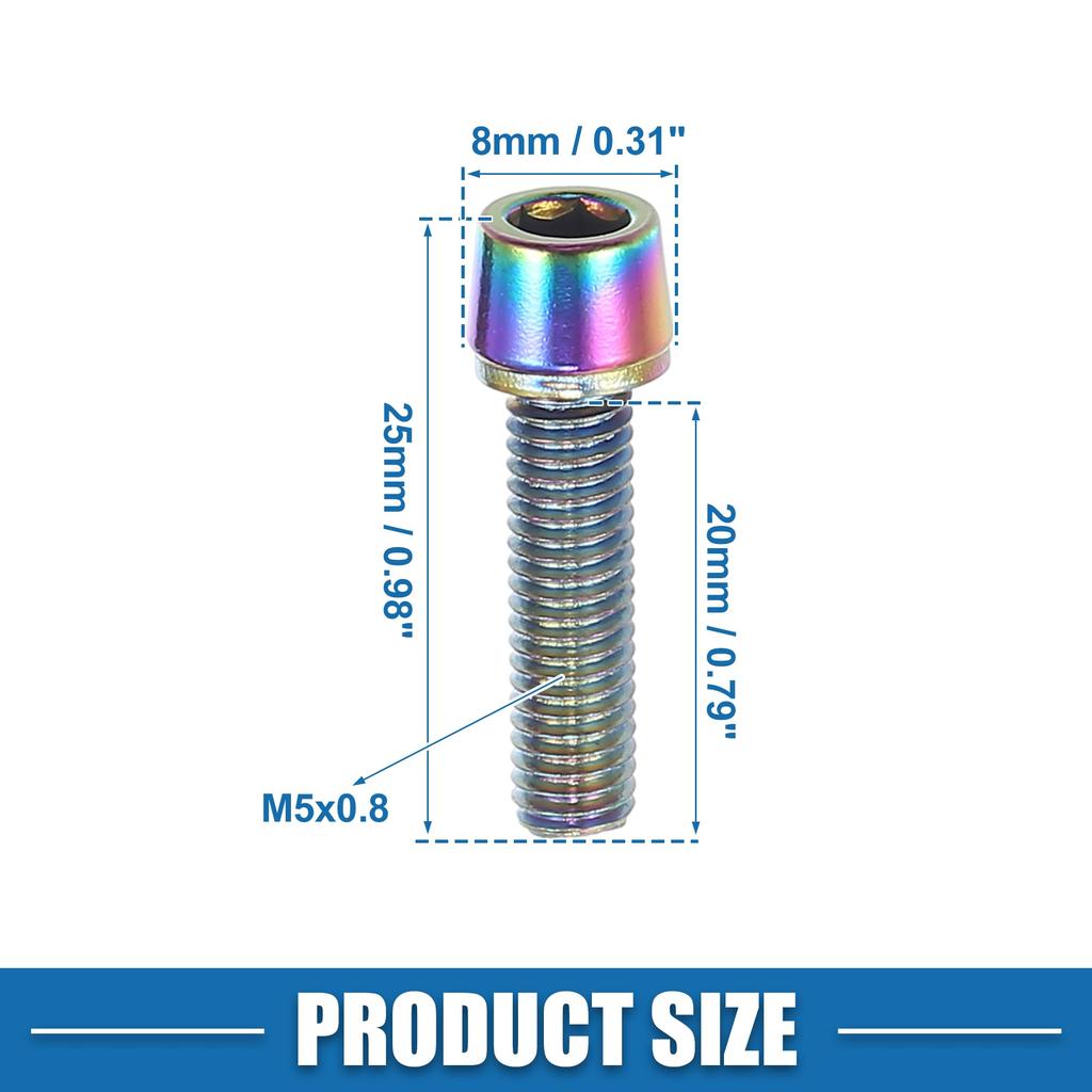 A ABSOPRO Bicycle Stem Screw Fixing Screw Handlebar Stem Bolt