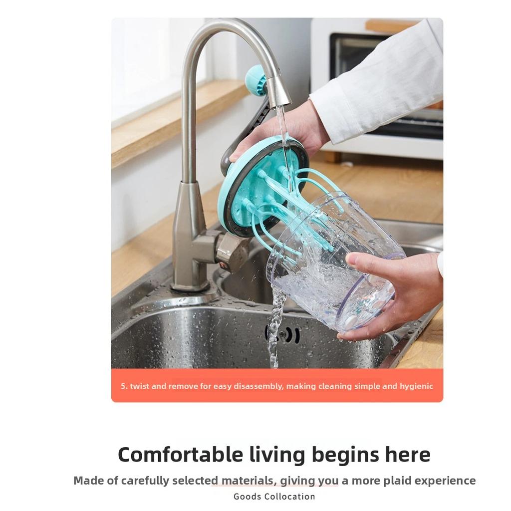 Semi-Automatic Rotating Egg Beater 304 Stainless Steel Hand Press Whisk for Cream Egg Foam Baking