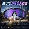 Sport Smart Glasses with 4K HD Anti-Shake Camera &3D Stereo Speakers Polarized UV400 Sunglasses Bluetooth AI Outdoors Video POV