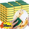 Highly absorbent double-sided sponge magic cleaning pot rust sponge cleaning brush kitchen grease cleaning tool