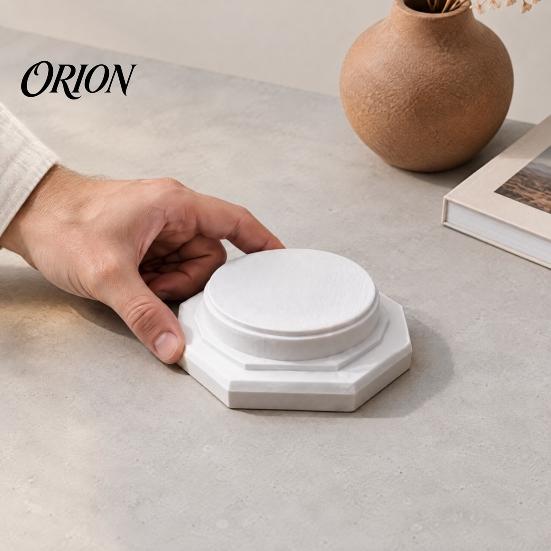 Desktop Exhibit Stand 3D Printed Collectible Figure Display Base, Octagonal Tray for Action Figures Handicraft and Collectibles, Creative Ornament