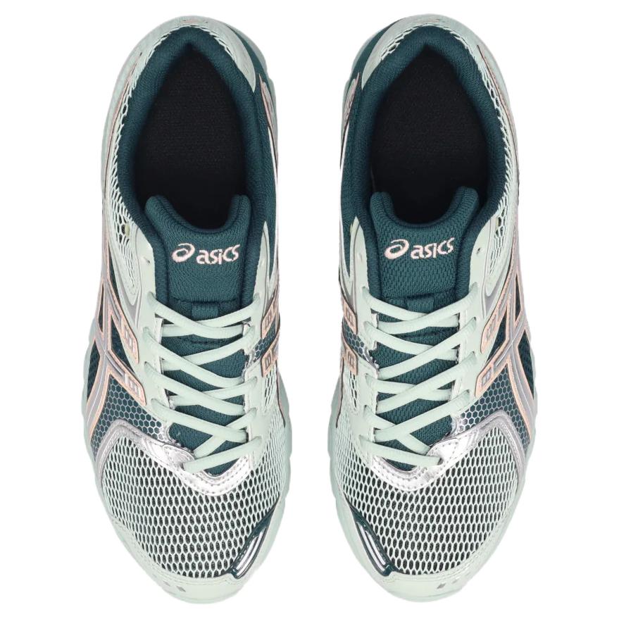 New Asics Anti Slip Wear Resistant Low Top Casual Running Shoes Unisex Green 1203A607-300