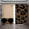 Black Blue Green Flower Chequered High Blackout Curtain Bedroom Space Living Room Hotel Window Curtain Thick Blackout Curtain Multicolor