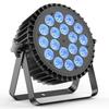 200W Aluminum Alloy LED Par Light 18x10W RGBWA+UV 6IN1 Par Can Light DMX512 Disco Light Strobe Effect LED Wash Stage Lights