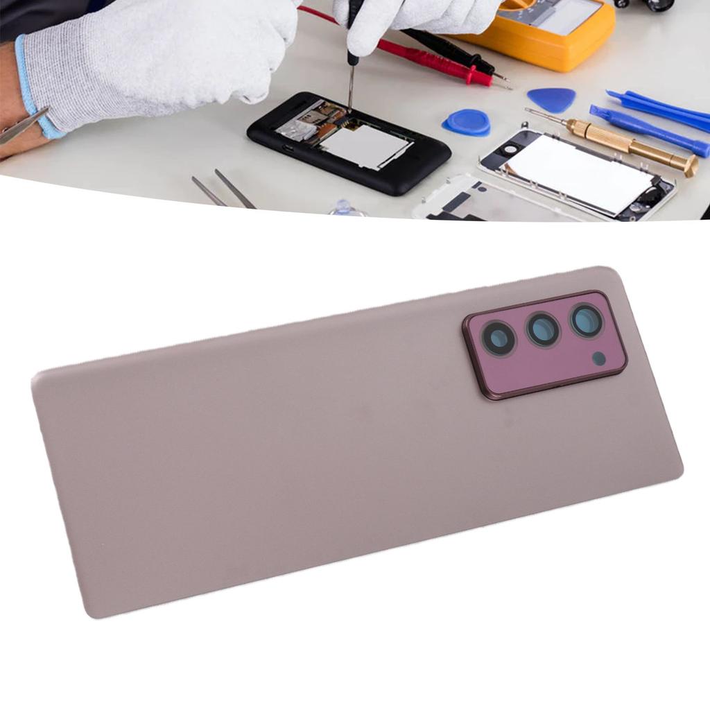 Phone Back Glass Cover Replacement Back Glass with Camera Glass Lens Tape Parts for Fold 2 5G F916