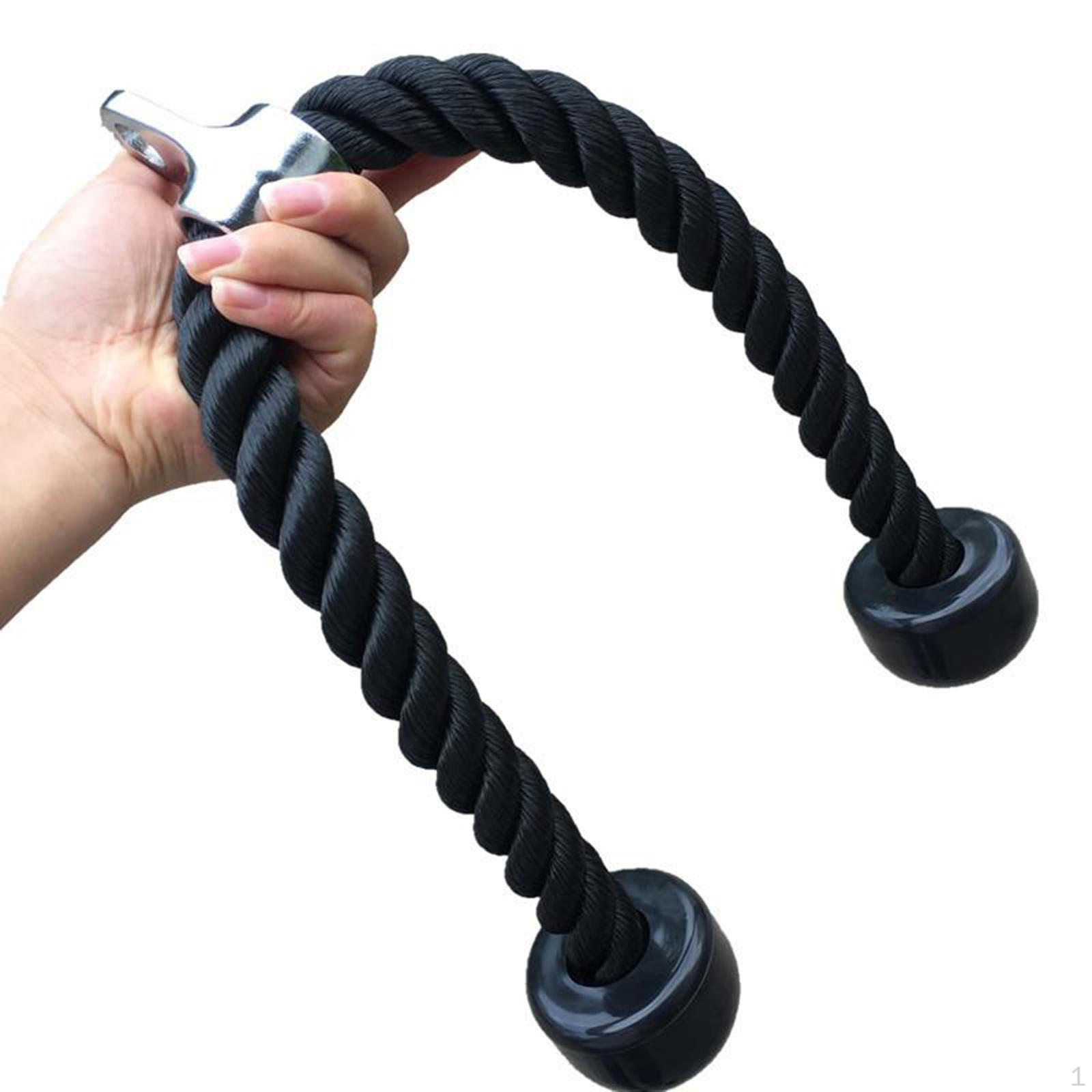 High Strength Tricep Biceps Rope Pull Down Handle, Easy to Non-Slip, Cable Machine Attachments , LAT