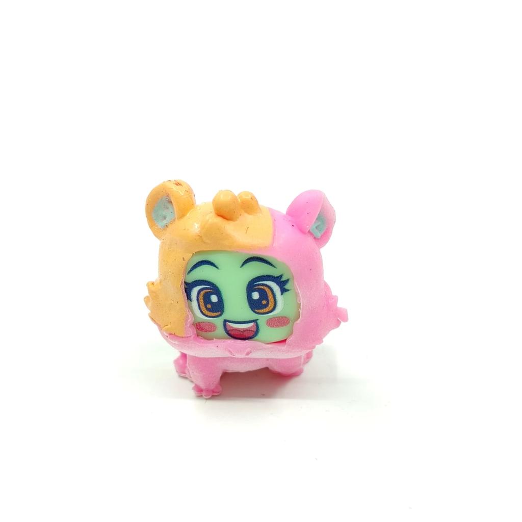 1pcs Original Moji Pops Collection Toys Adventure Series 1-3 Swap Faced Solf Mini Figures Kawai Toy For Girls Christmas Gift