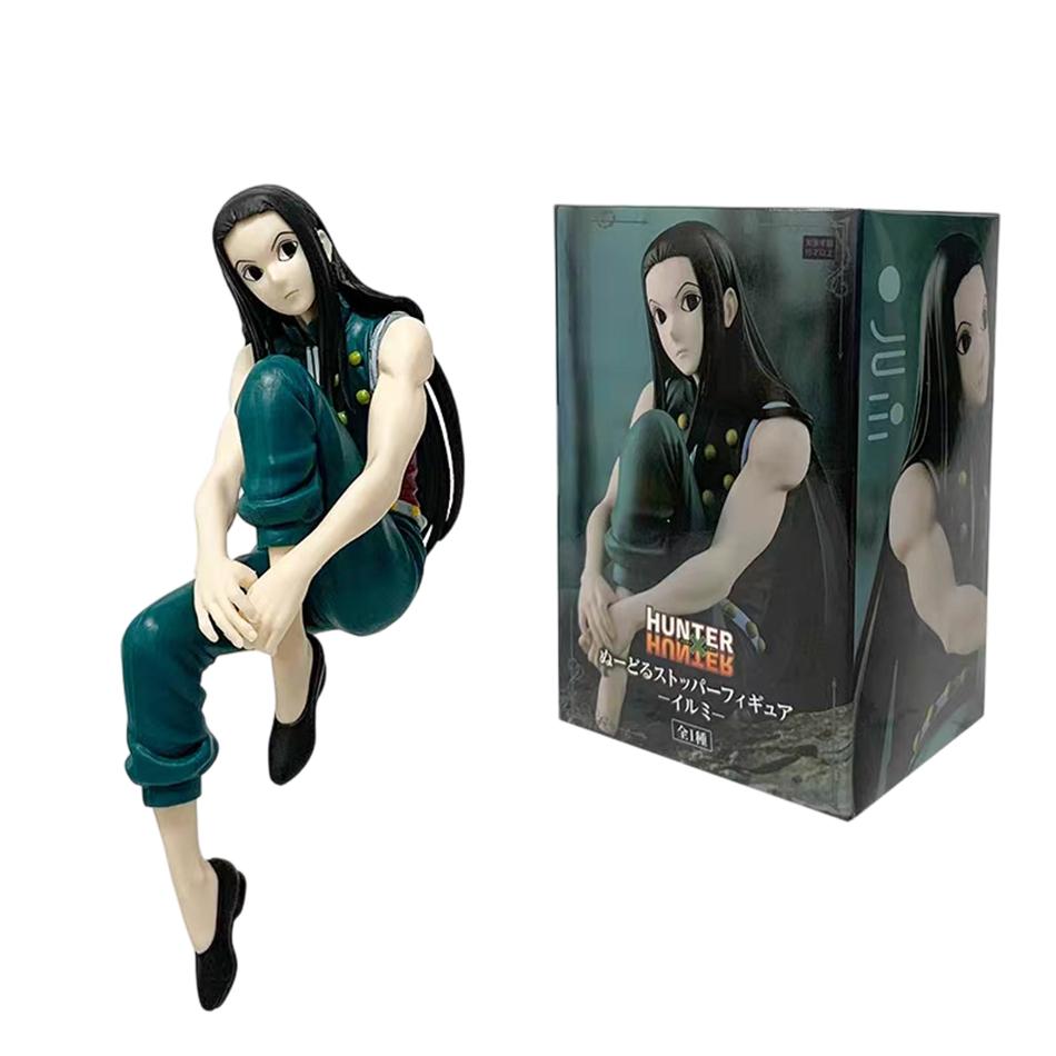 Anime Hunter x Hunter Figures Sitting Posture Xiaojie PVC Model Desktop Collection Ornaments Kids Gift