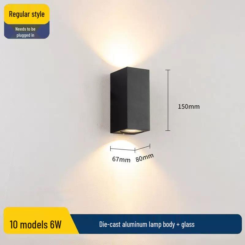 Minimalist Outdoor Wall Light for Courtyard, Corridor, or Bedroom