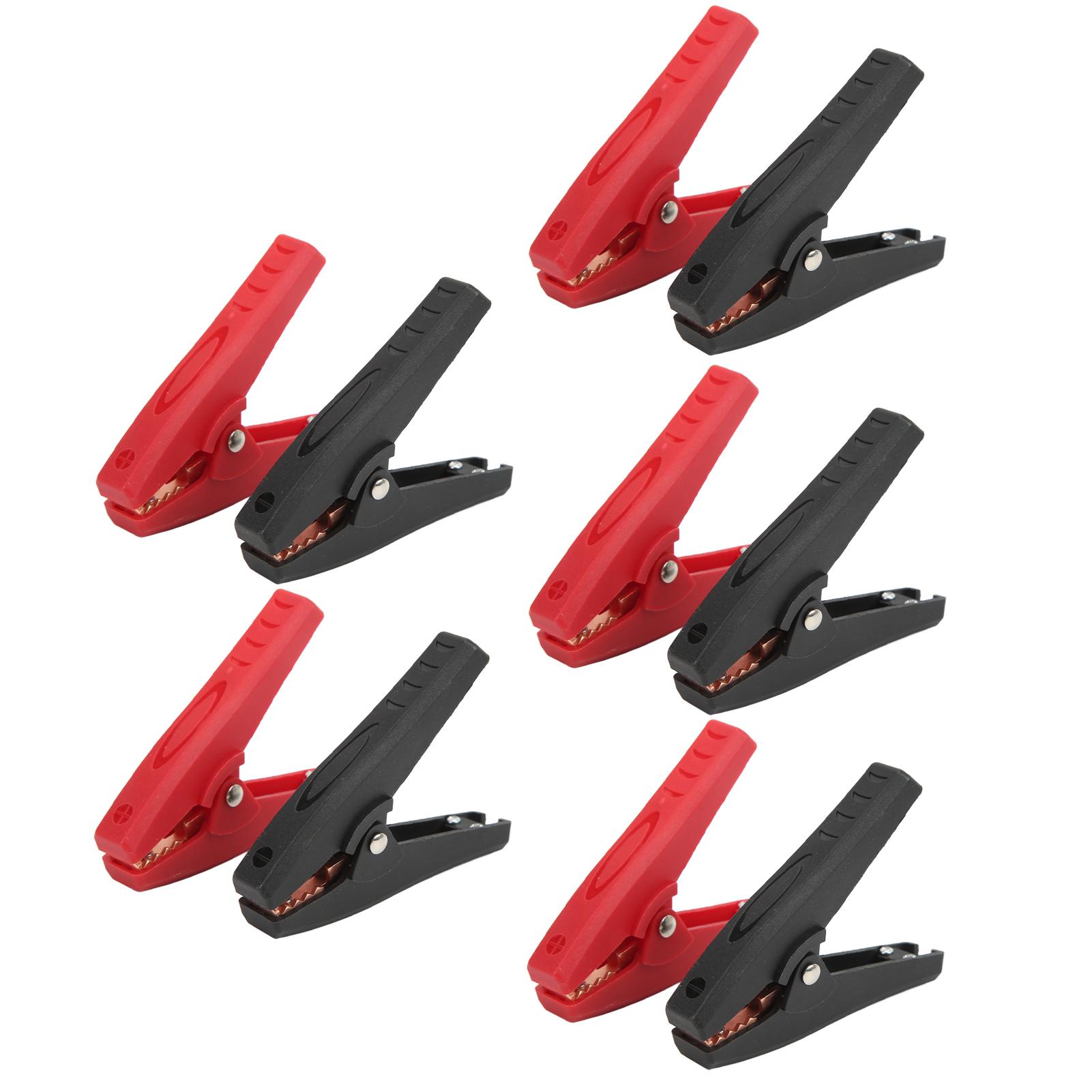 

5 Set Insulated Clip 30A Strong Clamping High Accuracy Process Elasticity Electric Test Clamp for