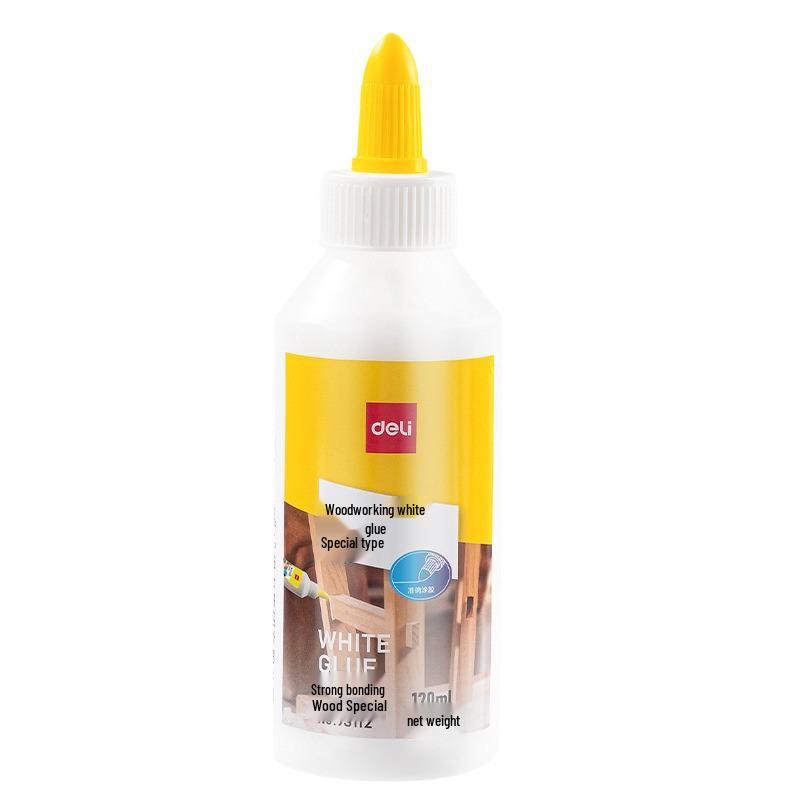 Deli JS112 Woodworking Glue: Strong, Crack-Resistant White Adhesive for Furniture and Wood Bonding