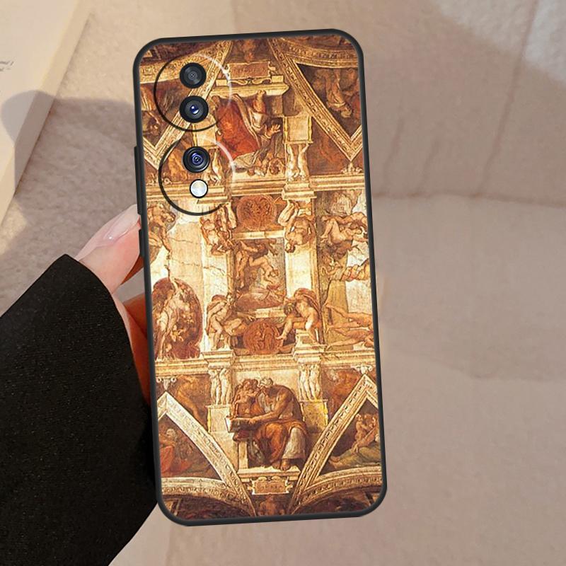 

Микеланджело Искусство Для Honor Magic 5 6 7 8 Pro Чехол Для Honor X9d X9a X9b X9c X8c X8b 50 70 90 200 400 Lite Win Honor 400
