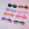 Candy Color Children'S Sunglasses Gradient Sun Glasses Round Frame Sunglasses Eyewear Outdoor Baby Shades Colorful Goggles