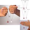 Spiderman Couple Magnetic Necklace With Geometric Pendant For Women