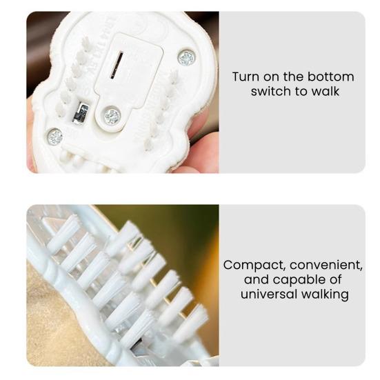 Electric Hamster Cat Toy with Mockingbird Sounds 3 Wing Modes Automatic On/Off Interactive Hunting Stimulator Cat Play Toy