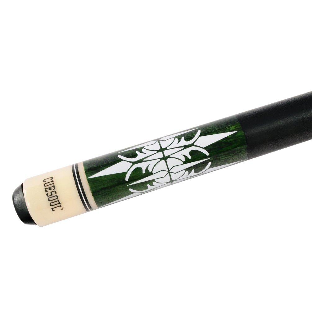 Cuesoul 57-inch 21 oz 1/2 Billiard Pool Cue with Cleaning Towel and Joint Protector (CSPC035)