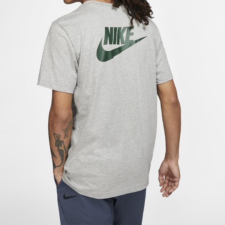 Nike T-shirt a maniche corte crossover Stranger Things Edizione Asiatica Uomo Top Grigio CK2343-063