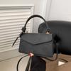 Fashionable Women's New Shoulder Bag Pure Color Handbag Versatile Simple Casual Diagonal Bag Flaps Small Square Bags Shoulder