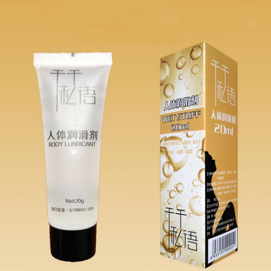 20g feuchtigkeitsspendendes Körpermassageöl für Erwachsene, wasserlösliches Intimschmiergel