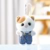 Plush Cat Doll Keychain Gift For Women With Soft Polyester Filling