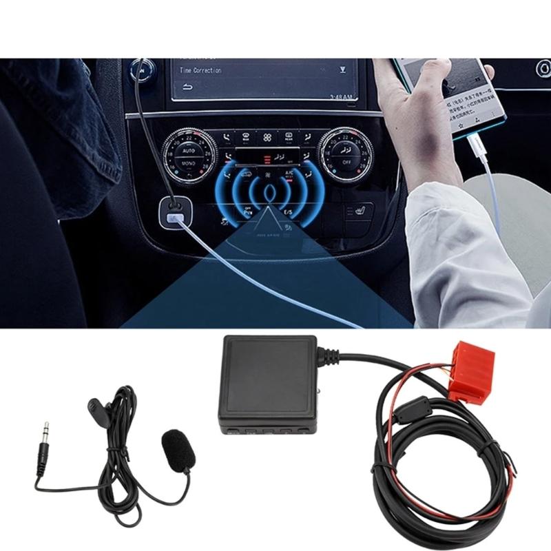 Car Auxiliary Adapter Optimized For W124 W140 W210 W163 BE2210 Clear Voice Capture And Direct Stereo System Integration