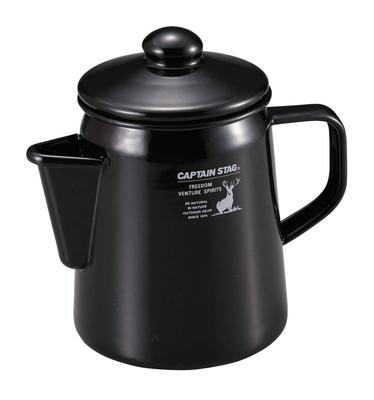 Captain Stag Emailliert CS Black Label (Kapitän Hirsch) Wasserkocher, Wasserkocher, UH-522