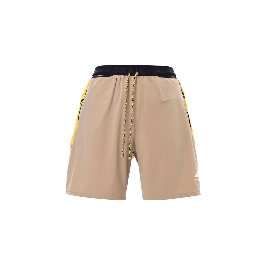Nike Dri-FIT Contrast Quick-Dry Lined Running Shorts Men Bottoms Khaki FB4195-247