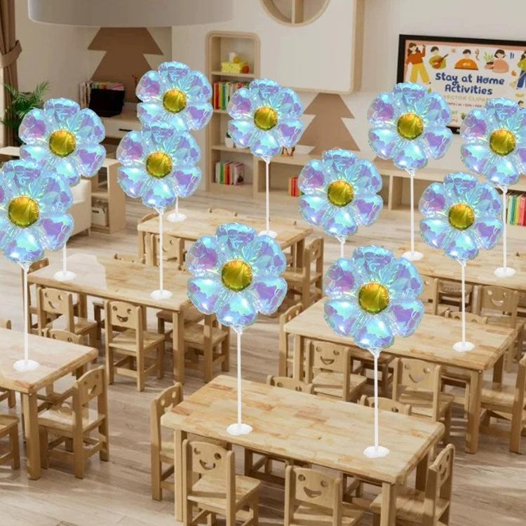 Colorful Daisy and Sunflower Foil Balloons for Birthday and School Decorations