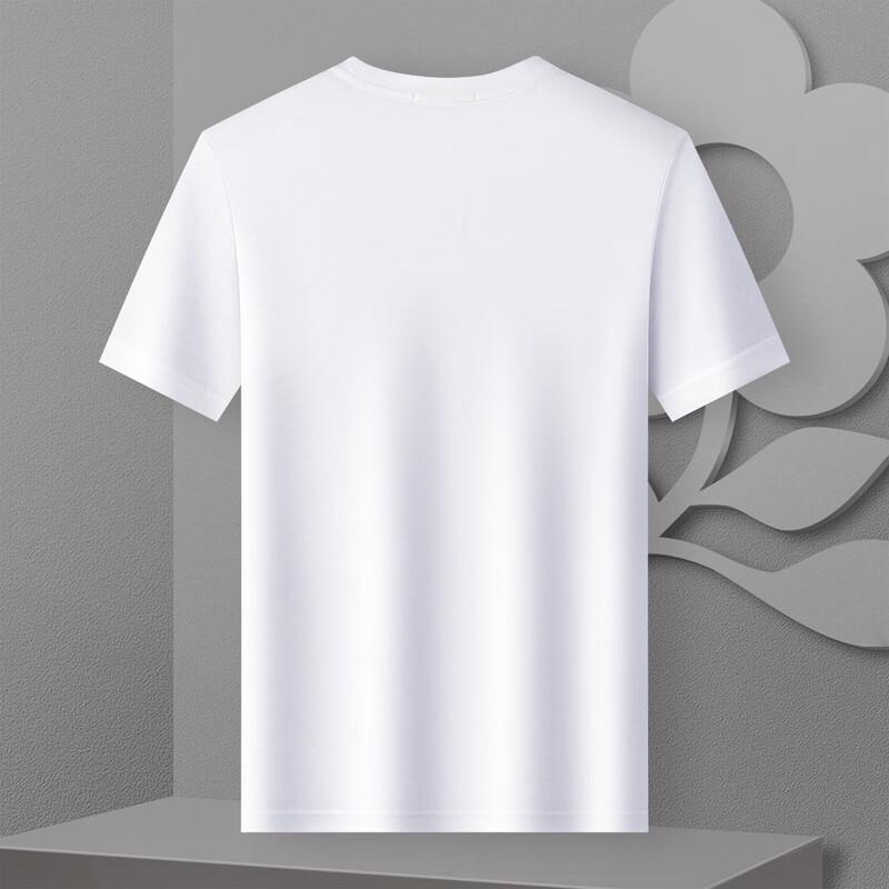 MONTAGUT Men's Cotton Blend Round Neck Short Sleeve T-Shirt