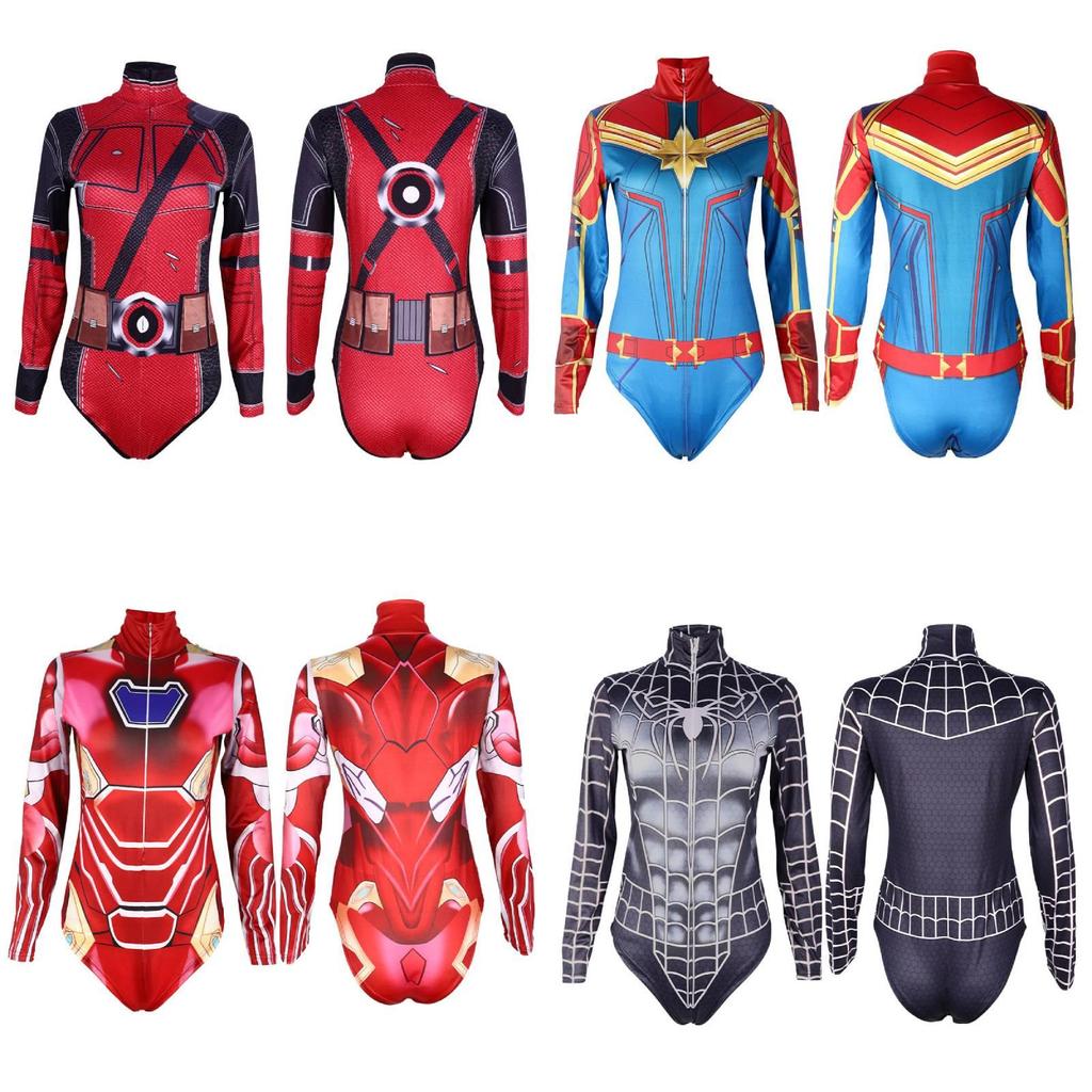 Cosplay Bodysuit 3d Printed Milk Silk For Superhero Costume Party