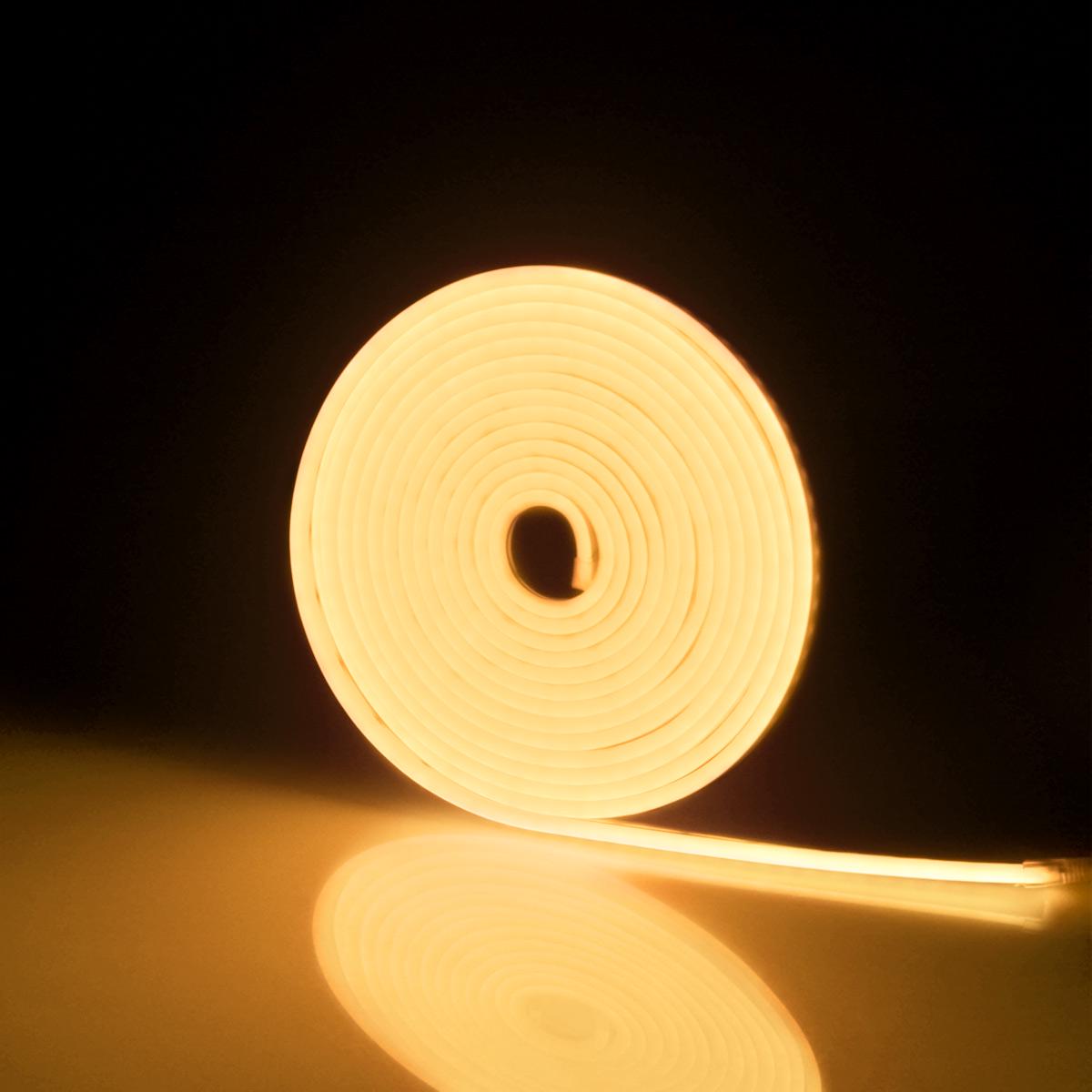 

Tuya Smart Life App Control WiFi LED Neon Strip Light 12V Neon Tape Car Kitchen Room Backlight Decor Работает с Alexa Google Home USA Power Plug&2m теплый белый