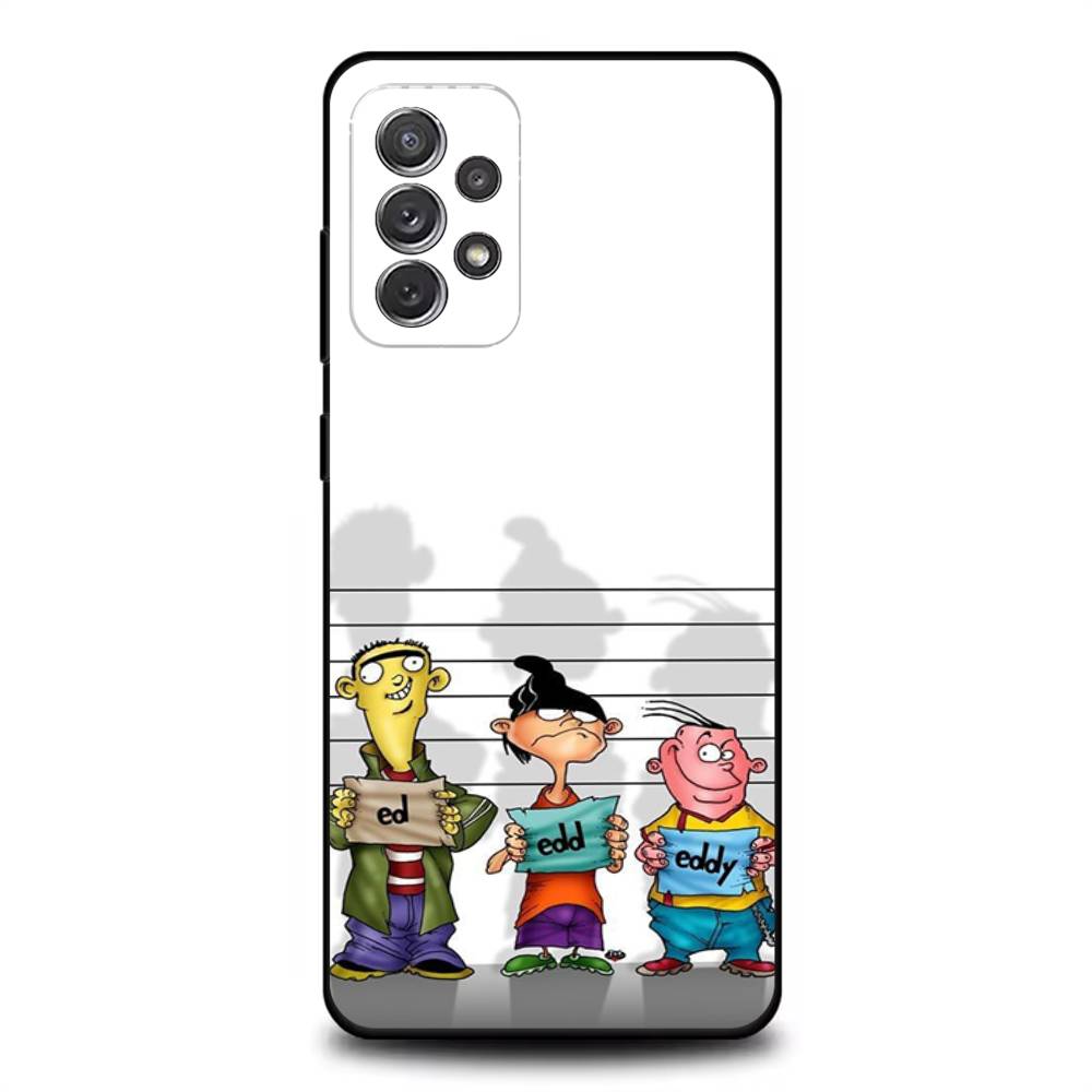 

Cute Ed E-Edd N E-Eddys Phone Case For Samsung S 25,24,23,22,30,21,10,9,Ultra,Plus,Lite,FE,4,5G Black Soft Case SamsungS21