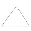 BD-75 Double-Sided Teepee for Solo Teepee, Single Piece, Living Space, Aluminum, Black