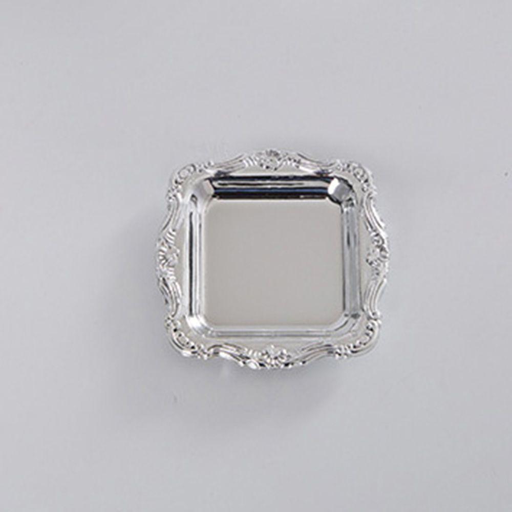 

Пластиковый Мини для Домашнего Декора Вечеринка Кухня Блюдо Тарелка для Фруктов Товары для Дома Хранение Закусок Поднос для Хранения серебряный