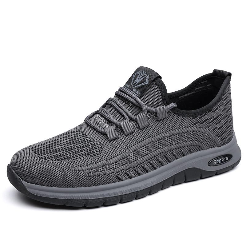Scarpe da uomo estive casual scarpe da uomo in rete tessuta volante scarpe da corsa traspiranti traforate scarpe da viaggio 2025