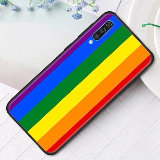 Case For Samsung Galaxy A50 A70 A10 A20e A30 A40 A20s A10s A10e A80 A90 A60 A30s Cover Shell Gay Lesbian Lgbt Rainbow Pride Art
