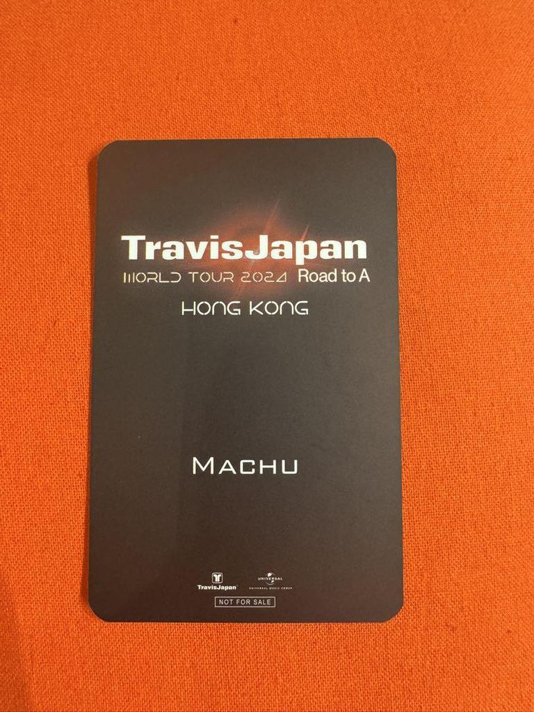 [USED] TravisJapan Kaito Matsukura Trading Card Hong Kong Exclusive