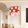 Cartoon-style Mushroom Wall Clocks Creative Nordic Luxury High-end Wall Clock Living Room Home Decor Relojes De Pared FYWC
