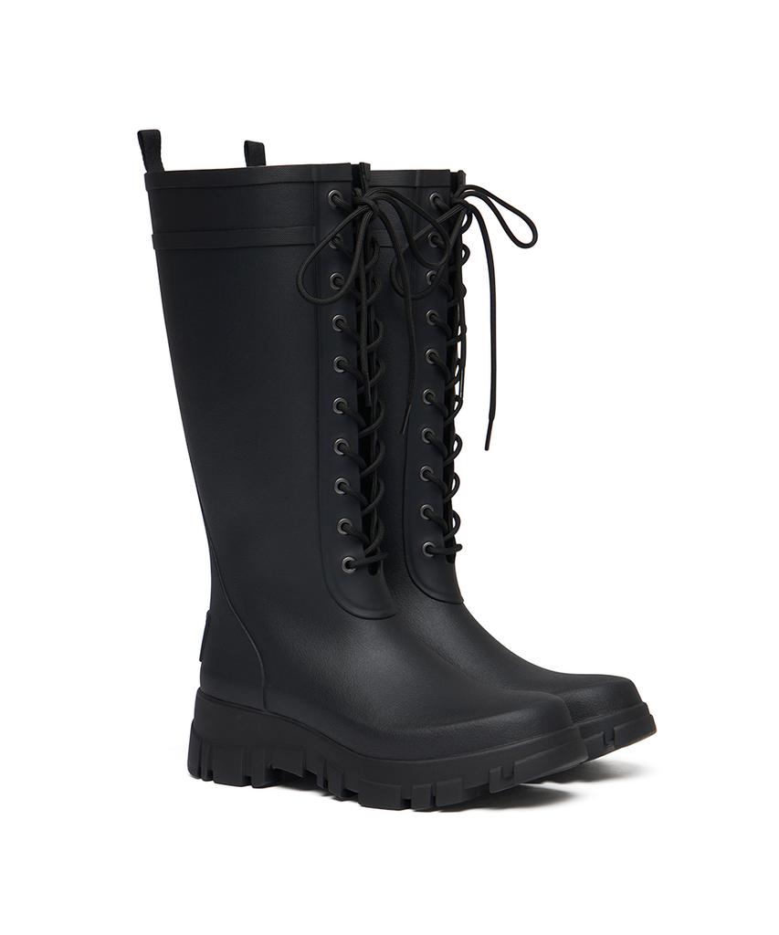 Rockfish Weatherwear Platformowe Sznurowane Kalosze Długie - 3 Kolory