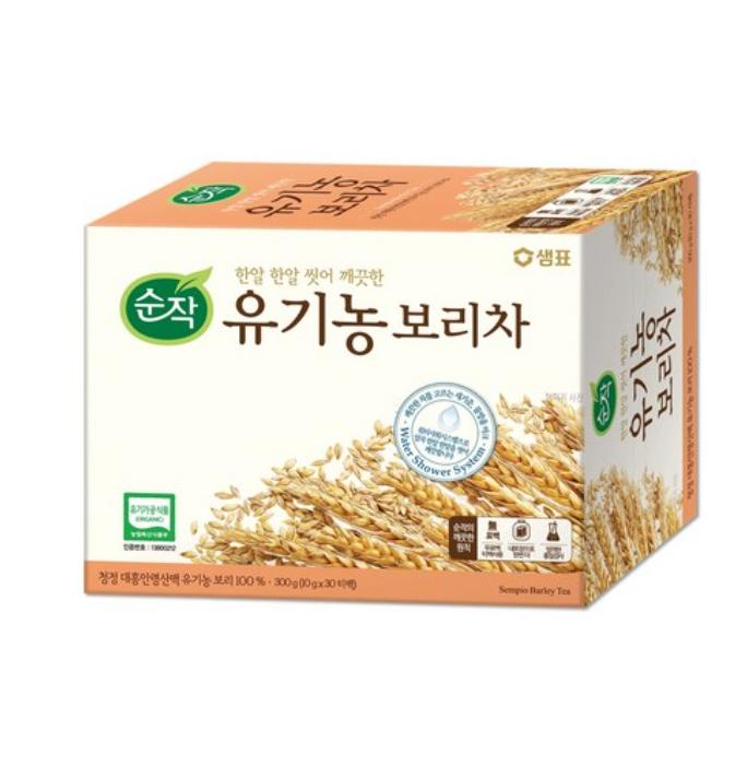 Soonjak Organic Barley Tea 300g | Caffeine-Free Korean Roasted Barley Tea