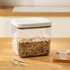 Mehlspender, Küchenorganisation zum Backen, multifunktionales Reismehlbehälter-Set mit guter Versiegelung, einfache Einhand-Box
